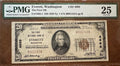 Everett WA.  The First National Bank of Everett $20 type 1 PMG 25 banknote.