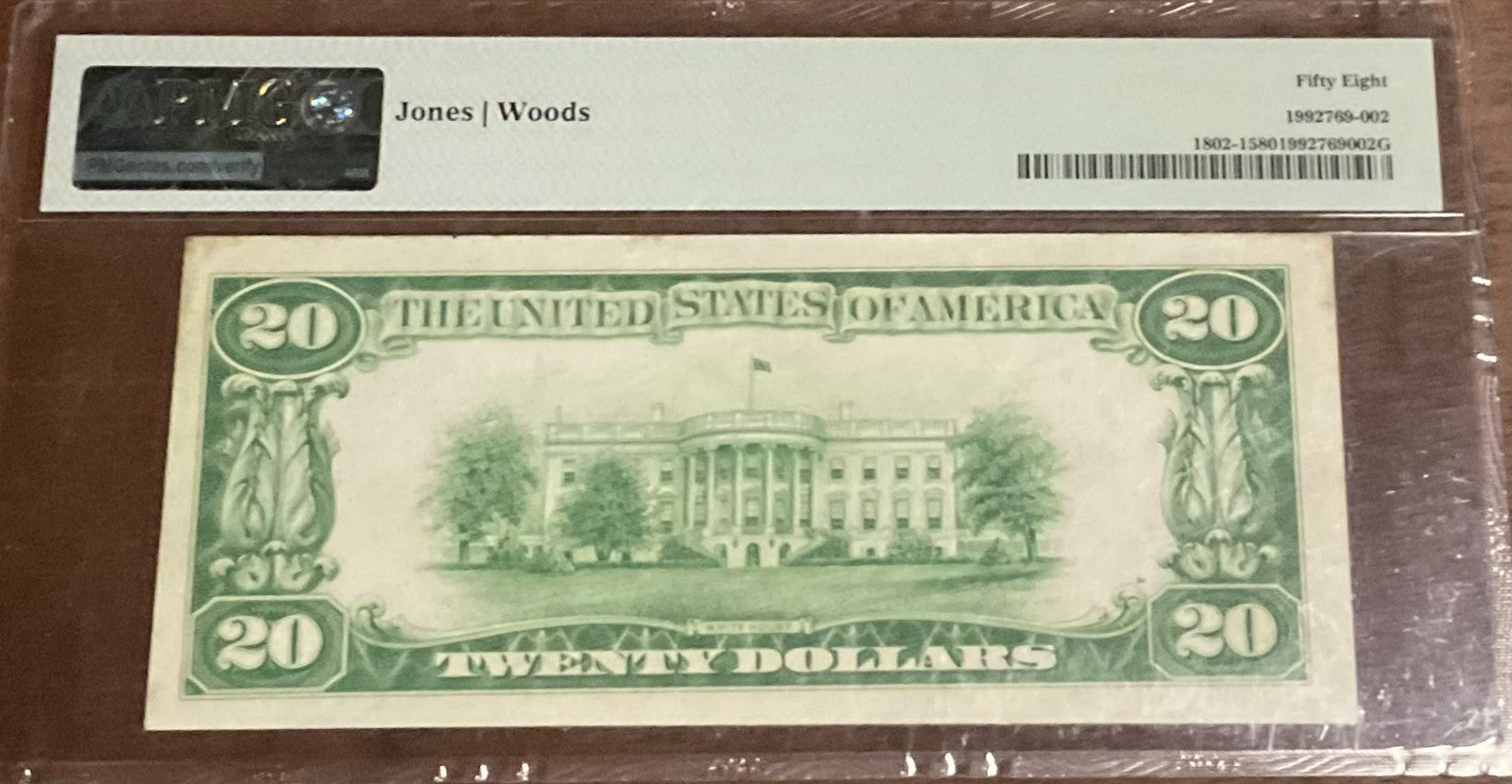 Serial number 1.  The Chase National Bank of the City of New York