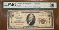 Tacoma WA  The First National Bank of Tacoma $10 Type 1 1929 banknote. PMG30