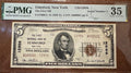 SERIAL NUMBER 1.  The First National Bank of Elmsford New York PMG 35