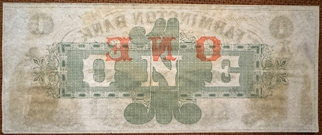 $1 Farmington New Hampshire Obsolete Currency note!