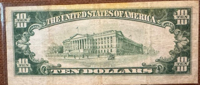 Bellingham WA 1929 The First National Bank of Bellingham $10 Type 1
