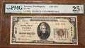 Tacoma WA  The National Bank of Tacoma $20 type 1 PMG 25 EPQ banknote