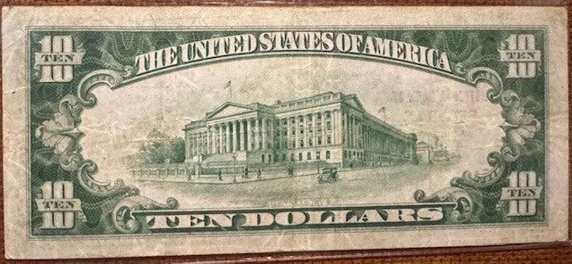 Seattle WA, First National Bank of Seattle $10 National Bank Note Charter 11280