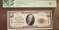 Bellingham WA.  The First National Bank of Bellingham $10 National Banknote.