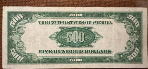 $500 Redeemable in Gold