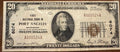 Port Angeles Washington $20.  First National Bank in Port Angeles