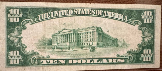The Pacific National Bank of Seattle $10 National Bank Note!